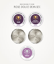 Load image into Gallery viewer, International Sommeliers Choice Award, 2025: Gold, International Sommeliers Choice Award, 2025: Best Non Alcoholic Rose, San Francisco International Wine Competition, 2022 & 2023: Silver, Sommeliers Choice Awards, 2023: Silver